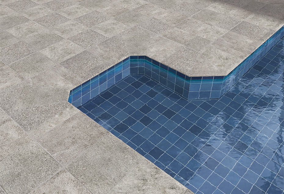 GRANITE GROSSETO 30x30  · BORDE PISCINA GROSSETO 30x36/4 · BORDE PISCINA ESQ INT GROSSETO 51,2x51,2 · BORDE PISCINA ESQ EXT GROSSETO 51,2x51,2