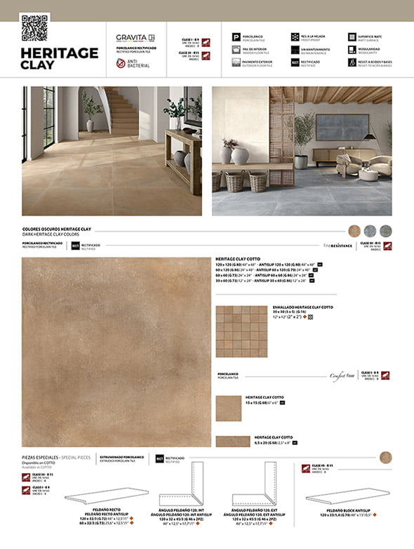 DESPIECE HERITAGE CLAY 1