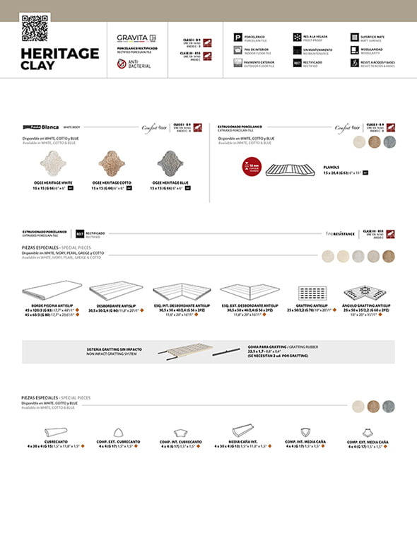 DESPIECE HERITAGE CLAY 1