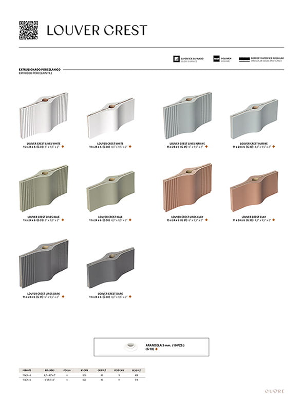 DESPIECE LOUVER CREST