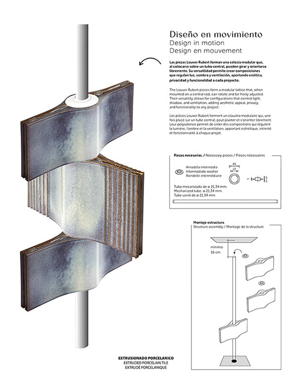 DESPIECE LOUVER RUBERT